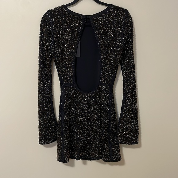 NBD - Smyth Dress - Black and Brass - XXSmall - Picture 3 of 5